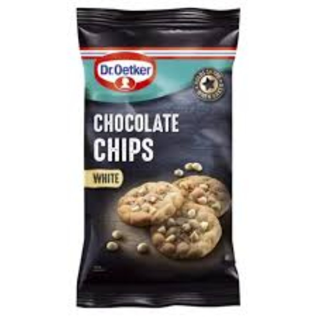 DR.OETKER CHOCOLATE CHIPS WHITE 100G